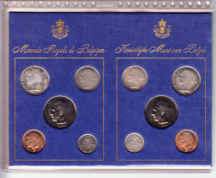Monnaie Royale De Belgique 1975 Koninklijke Munt Van België. Carte De10 Pièces Non Circulées - FDEC, BU, BE & Münzkassetten