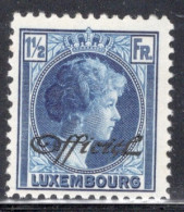 Luxembourg 1928 Single Grand Duchess Charlotte - Postage Stamps Of 1926-1928 Overprinted "Officiel" In Unmounted Mint - Ungebraucht