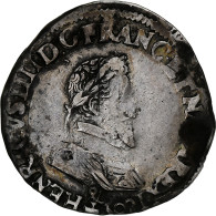 France, Henri IV, 1/2 Franc, 160[?], Aix-en-Provence, Argent, TB+, Gadoury:590 - 1589-1610 Hendrik IV