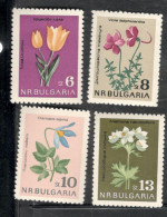BULGARIA....1963:Michel 1411-14 Mnh** FLOWERS - Ungebraucht