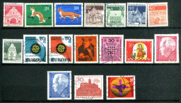 REPUBLIQUE FEDERALE ALLEMANDE - Lot De 17 Timbres De L'année 1967 - Jaarlijkse Verzamelingen