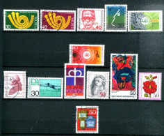 REPUBLIQUE FEDERALE ALLEMANDE - Lot De 13 Timbres Des Années 1973 Et 1974 - Annual Collections