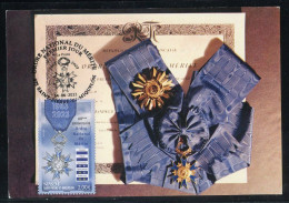 SAINT PIERRE ET MIQUELON (2023) Carte Maximum Card - 60ème Anniversaire Ordre National Du Mérite 1963-2023 - Maximum Cards
