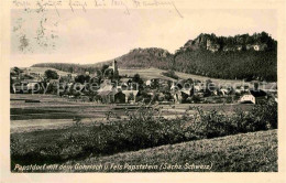 72632108 Papstdorf Mit Dem Gohrisch Und Fels Papststein Saechsische Schweiz Gohr - Gohrisch