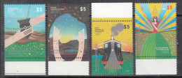 2014 Argentina Festivals Steam Trains  Complete Set Of 4 MNH - Neufs