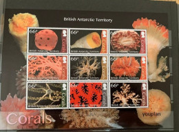 British Antarctic Territory 2017, BAT Corals, MNH S/S - Ungebraucht