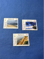 India 1997 Michel 1558, 1560+61 Traumstrände INDEPEX 97 MNH - Unused Stamps