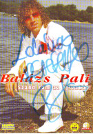 Balázs Pali (10x15 Cm)  Original Dedicated Photo - Chanteurs & Musiciens