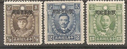 China Chine  Sinkiang 1941 MH - Sichuan 1933-34