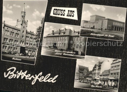 72547381 Bitterfeld Rathaus Berufsschule Adolf Hennecke Kulturpalast W Pieck Mar - Bitterfeld