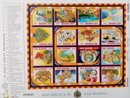 San Marino 2003, Christmas, MNH Unusual Sheetlet - Nuevos