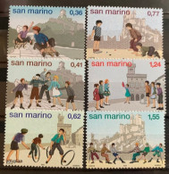 San Marino 2003, Historical Children Games, MNH Stamps Set - Nuevos