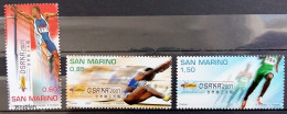 San Marino 2007, World Championships In Athletics In Osaka, MNH Stamps Set - Nuevos