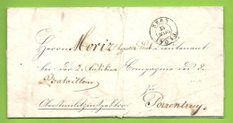 BERN Pour MORTZ; 1er Sous Lieutenant Dans Le 8e Bataillon.1843 - ...-1845 Voorlopers