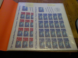 Nouvelle Calédonie Paire 1313/14 En Feuilles Complètes Du 71eme Salon D'automne De Paris 2017 Avec La Vignette En Marge - Unused Stamps