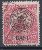 Romania Overprint On Hungary Stamps Occupation Transylvania 1919 Mi#23 I Used - Transylvania