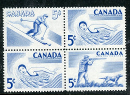 Canada MNH 1957 "Recreational Sports" - Ungebraucht