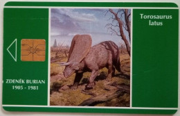 Czech Republic 150 Units Chip Card - Torosaurus Latus - Czech Republic