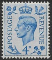 GB SG508 1950 Definitive 4d Unmounted Mint [2/0755/25M] - Unused Stamps