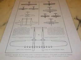 ANCIENNE PUBLICITE LES PLUS GRANDS AVION CONSTRUITS 1927 - Pubblicità