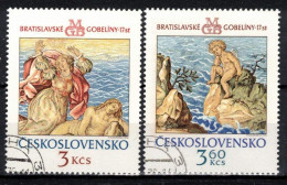 Tchécoslovaquie 1976 Mi 2319-20 (Yv 2163-4), Obliteré - Gebraucht