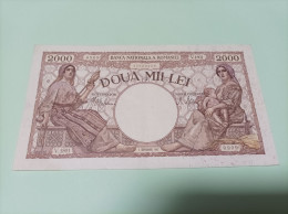 Billete Rumania De 2000 Lei, Año 1943, AUNC - Rumania