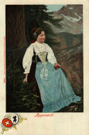 APPENZELL -  Dame In Tracht 1904 - Appenzell