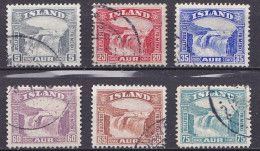 IS021 – ISLANDE – ICELAND – 1931/32 – GULLFOSS – SG # 195/200 USED 57 € - Gebraucht