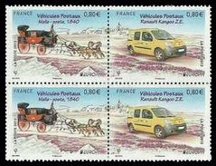 SALE!!! FRANCIA FRANCE FRANKREICH 2013 EUROPA CEPT POSTAL VEHICLES Block Of 2x2 Stamps MNH ** - 2013