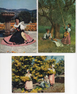 06 - Folklore De CANNES Et La COTE D'AZUR -  Lot De 7 Cartes Postales - Costumes Folkloriques - (R011) - Collections & Lots
