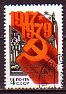 RUSSIA - 1979 - 62ans Der October Revolution - Mi 4892 (O) - Usati