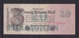 GERMANY - 1923 20 Millionen Mark XF Banknote - 20 Miljoen Mark