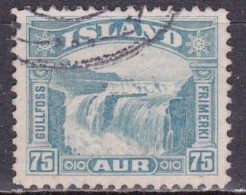 IS022C – ISLANDE – ICELAND – 1931/32 – GULLFOSS – SG # 200 USED 35 € - Oblitérés