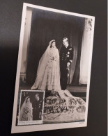 United Kingdom: Queen Elizabeth II, Prince Philip, Wedding, Movie, Celebrity, Female, Maximum Card - Covers & Documents