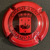 109 - 15 - Pannier, Rouge Et Noir, Grand écusson, Cercle Ext 21mm (côte 1,5 €) Capsule De Champagne - Pannier