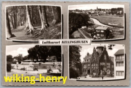 Kellinghusen - S/w Mehrbildkarte - Mit Schwimmbad - Kellinghusen