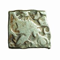 Ancient India Coin Mauryan Empire Karshapana Silver Punchmarks AE14mm 03821 - Indiennes