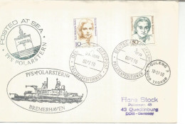 ANTARTIDA ANTARCTIC ALEMANIA BUQUE FS POLARSTERN 1990 MAT TROMSO NORUEGA - Bases Antarctiques