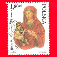 POLONIA - Usato - 2003 - Usato - I Santuari Della Madre Di Dio - Dipinto Della Madonna Delle Grazie Di Krzeszów (XIII Se - Used Stamps