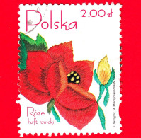 POLONIA - Usato -2005 - Regione Di Lowicz 1 - Rose Ricamate - 2.00 - Oblitérés