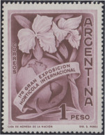 Argentina 596 1959 Exposición Hortícola Internacional MH - Sonstige & Ohne Zuordnung