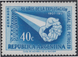 Argentina 580 1957 50 Años Industria Petrolera MH - Sonstige & Ohne Zuordnung