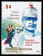 Argentina 3001 2013 Sargento Juan Bautista Cabral MNH - Autres & Non Classés