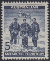 Australia Territorio Antártico 6 1961 Primer Logro Del Polo Magnético MNH - Autres & Non Classés