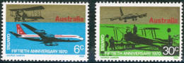 TRA1 Australia  Nº 422/23  Transportes Avión  MNH - Altri & Non Classificati