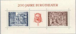 Österreich Austria HB 8 1976 Bicentenario De Burgtheater De Viena Lujo - Other & Unclassified