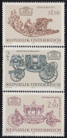 Österreich Austria 1236/38 1972 Tesoros Del Arte Austriaco Antiguos Medios De  - Autres & Non Classés