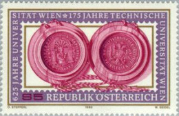 Öesterreich Austria - 1813 - 1990 625º Aniv. De La Universidad De Viena Y 175º - Autres & Non Classés