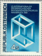 Öesterreich Austria - 1509 - 1981 10º Congr. De Matemáticos -Innsbruck-Lujo - Andere & Zonder Classificatie