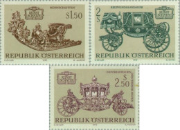 Österreich Austria - 1236/38 - 1972 Tesoros Del Arte Austriaco--transportes-Lu - Other & Unclassified